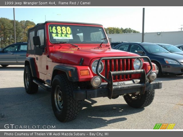 1999 Jeep Wrangler Sport 4x4 in Flame Red