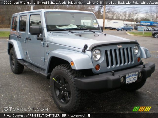 2012 Jeep Wrangler Unlimited Sahara Arctic Edition 4x4 in Winter Chill Metallic