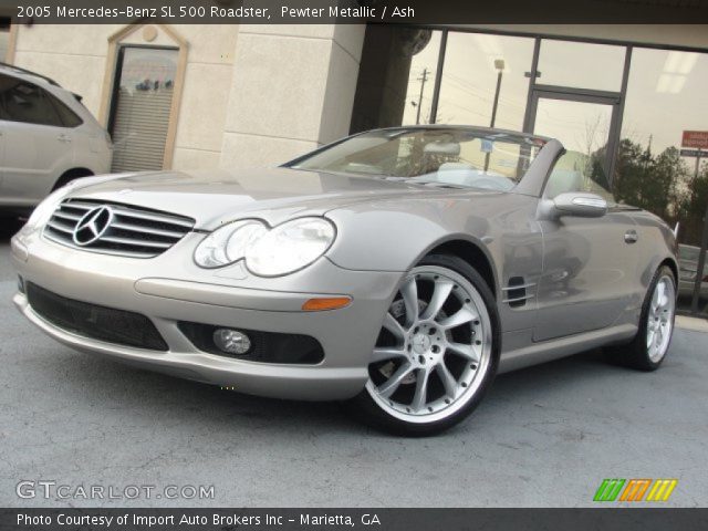 2005 Mercedes-Benz SL 500 Roadster in Pewter Metallic