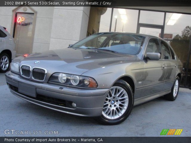 2002 BMW 5 Series 530i Sedan in Sterling Grey Metallic