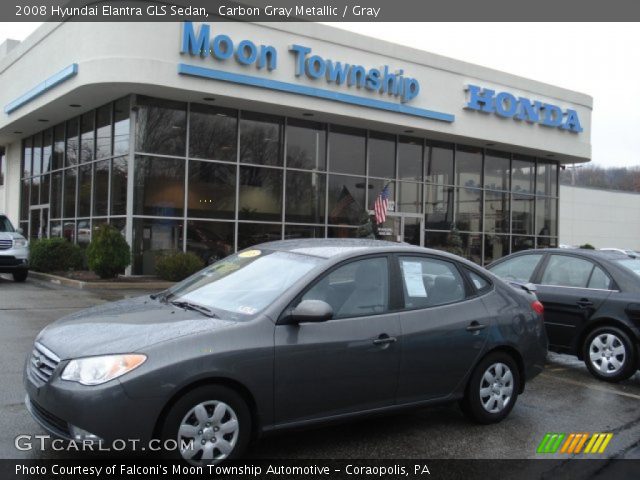 2008 Hyundai Elantra GLS Sedan in Carbon Gray Metallic