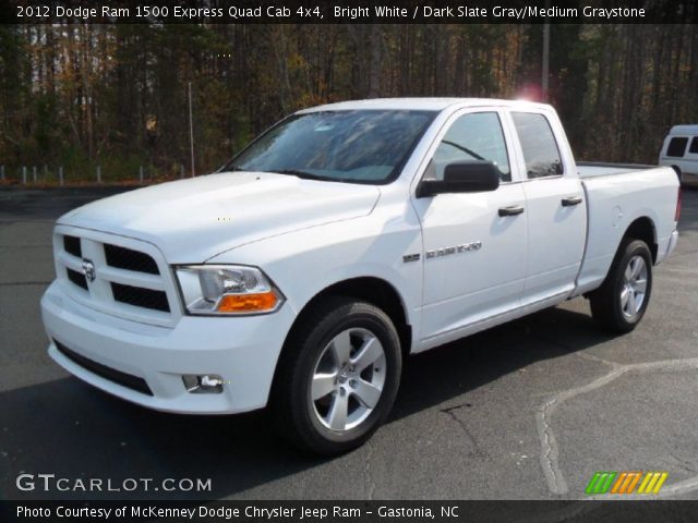 2012 Dodge Ram 1500 Express Quad Cab 4x4 in Bright White