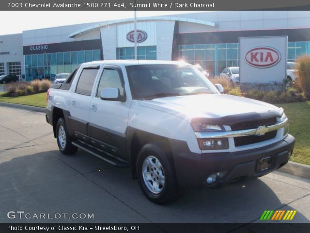 2003 Chevrolet Avalanche 1500 Z71 4x4 in Summit White