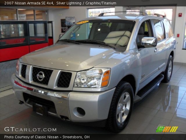 2007 Nissan Armada SE 4x4 in Silver Lightning