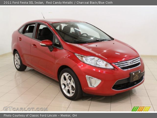 2011 Ford Fiesta SEL Sedan in Red Candy Metallic
