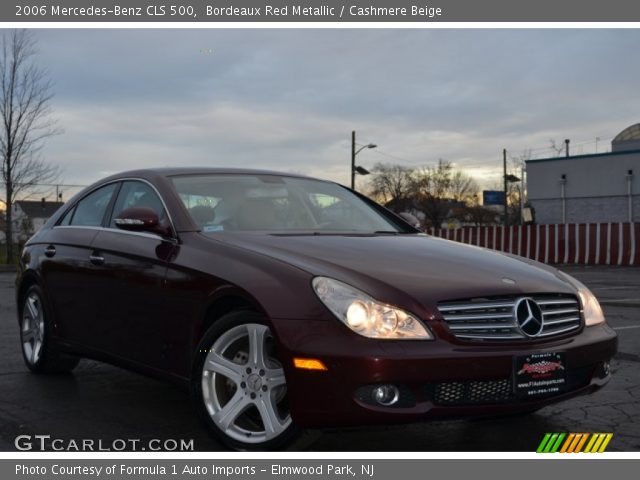 2006 Mercedes-Benz CLS 500 in Bordeaux Red Metallic