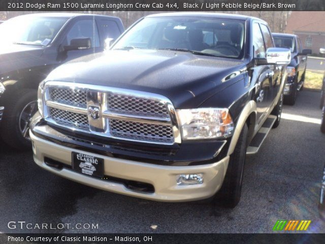 2012 Dodge Ram 1500 Laramie Longhorn Crew Cab 4x4 in Black