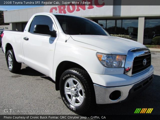 2008 Toyota Tundra SR5 Regular Cab in Super White