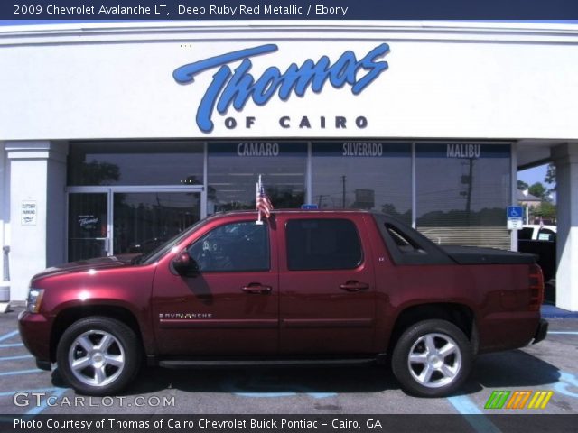 2009 Chevrolet Avalanche LT in Deep Ruby Red Metallic