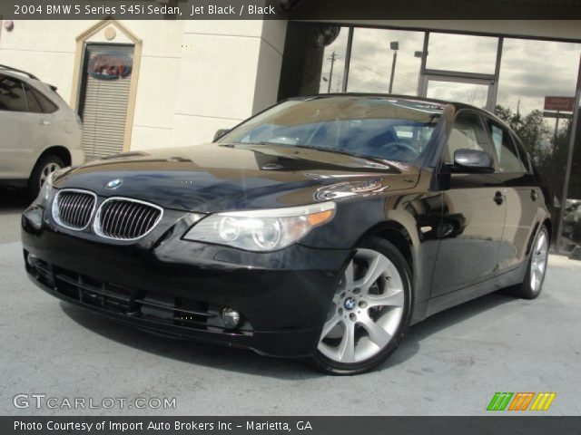 2004 BMW 5 Series 545i Sedan in Jet Black