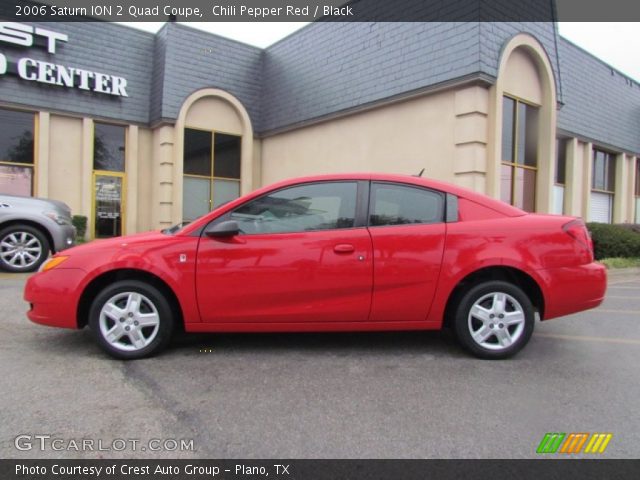 2006 Saturn ION 2 Quad Coupe in Chili Pepper Red