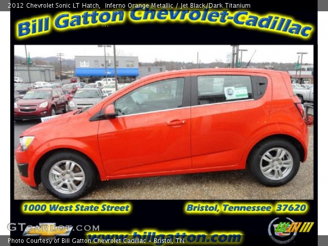 2012 Chevrolet Sonic LT Hatch in Inferno Orange Metallic