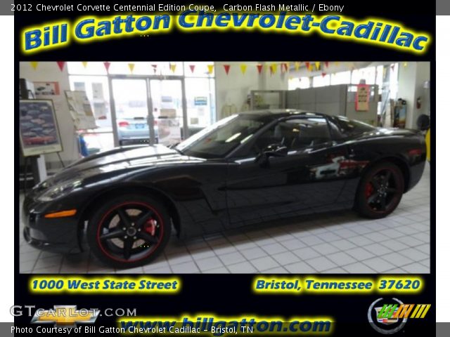 2012 Chevrolet Corvette Centennial Edition Coupe in Carbon Flash Metallic