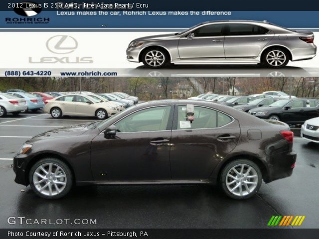 2012 Lexus IS 250 AWD in Fire Agate Pearl