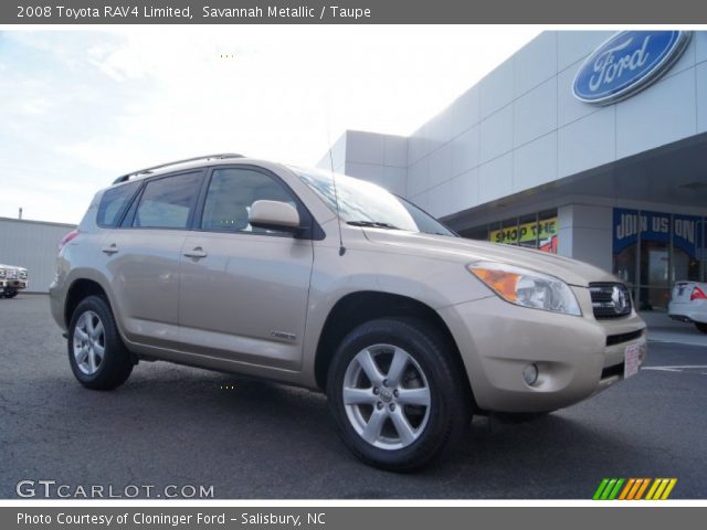 2008 Toyota RAV4 Limited in Savannah Metallic