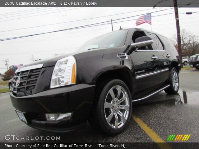 2008 Cadillac Escalade AWD in Black Raven