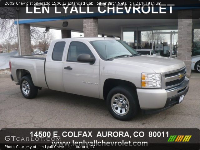 2009 Chevrolet Silverado 1500 LS Extended Cab in Silver Birch Metallic