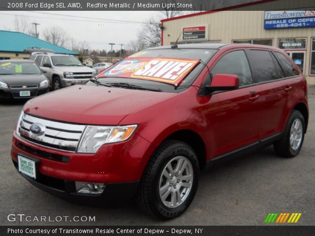 2008 Ford Edge SEL AWD in Redfire Metallic