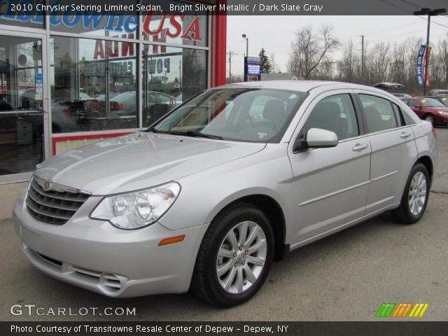 2010 Chrysler Sebring Limited Sedan in Bright Silver Metallic