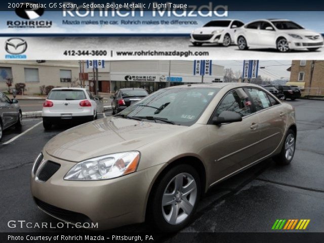 2007 Pontiac G6 Sedan in Sedona Beige Metallic