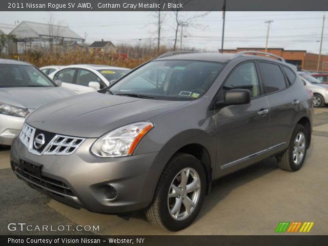 2011 Nissan Rogue SV AWD in Gotham Gray Metallic