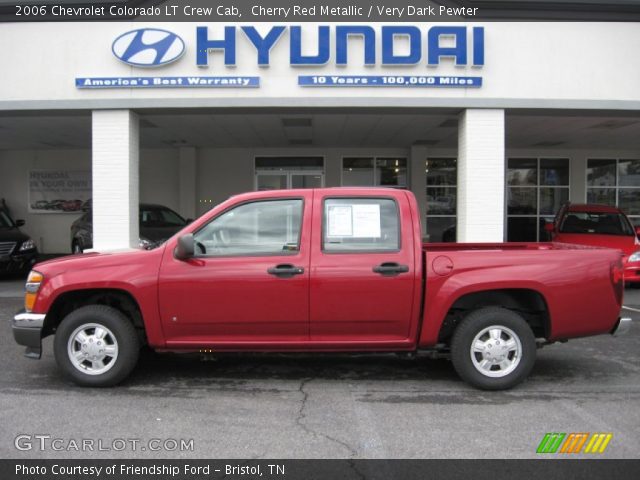 2006 Chevrolet Colorado LT Crew Cab in Cherry Red Metallic