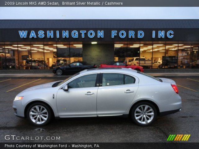 2009 Lincoln MKS AWD Sedan in Brilliant Silver Metallic