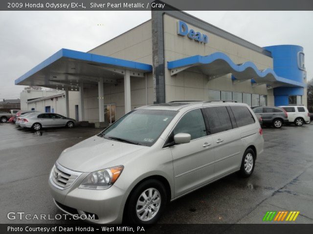 2009 Honda Odyssey EX-L in Silver Pearl Metallic