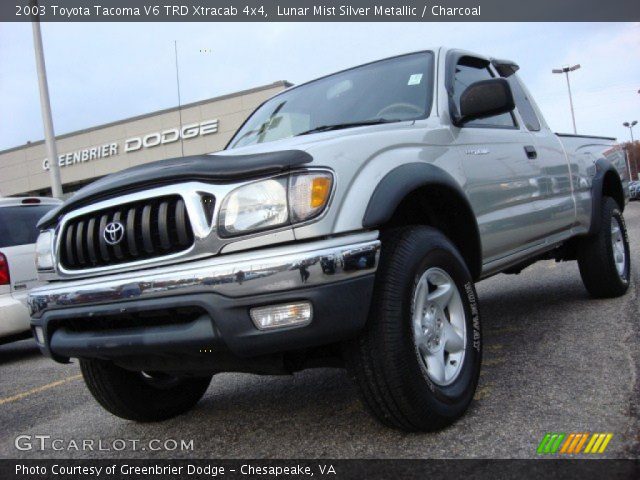 2003 Toyota Tacoma V6 TRD Xtracab 4x4 in Lunar Mist Silver Metallic