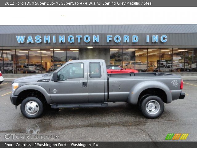 2012 Ford F350 Super Duty XL SuperCab 4x4 Dually in Sterling Grey Metallic