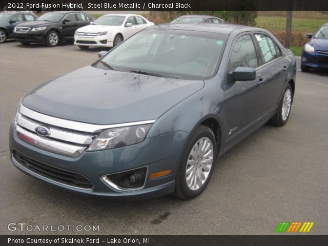 2012 Ford Fusion Hybrid in Steel Blue Metallic