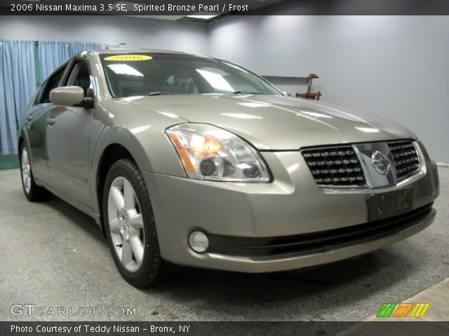 2006 Nissan Maxima 3.5 SE in Spirited Bronze Pearl