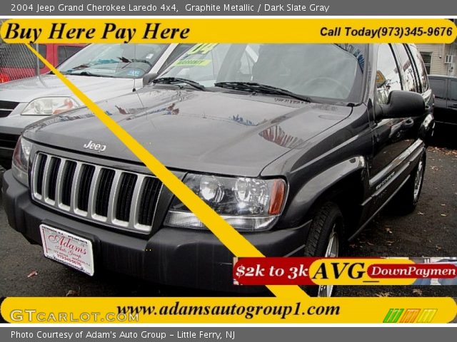 2004 Jeep Grand Cherokee Laredo 4x4 in Graphite Metallic