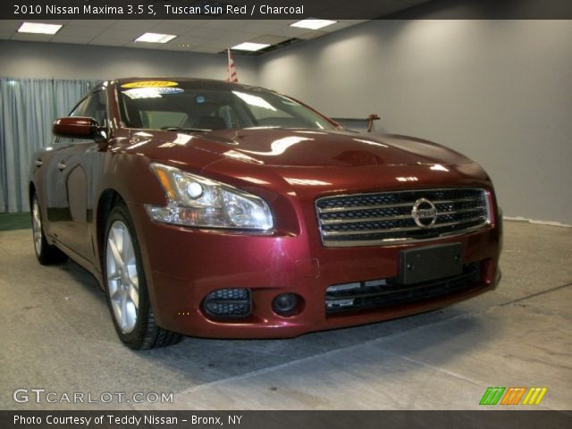 2010 Nissan Maxima 3.5 S in Tuscan Sun Red
