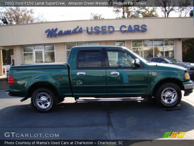 2001 Ford F150 Lariat SuperCrew in Amazon Green Metallic