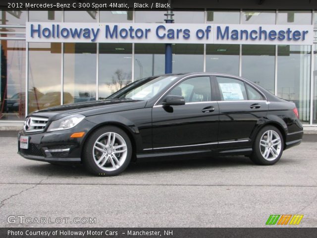 2012 Mercedes-Benz C 300 Sport 4Matic in Black
