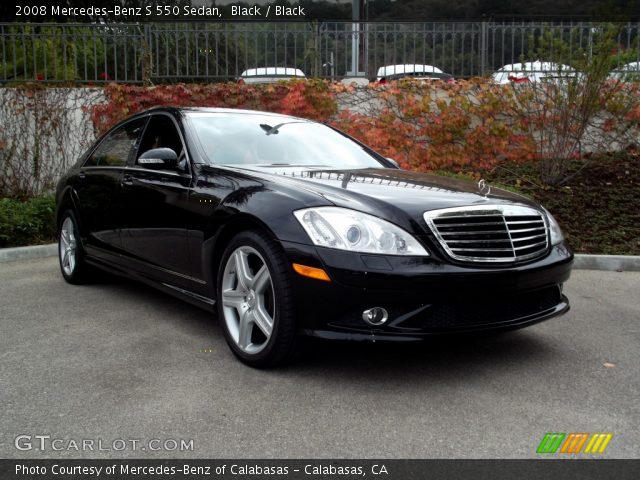 2008 Mercedes-Benz S 550 Sedan in Black