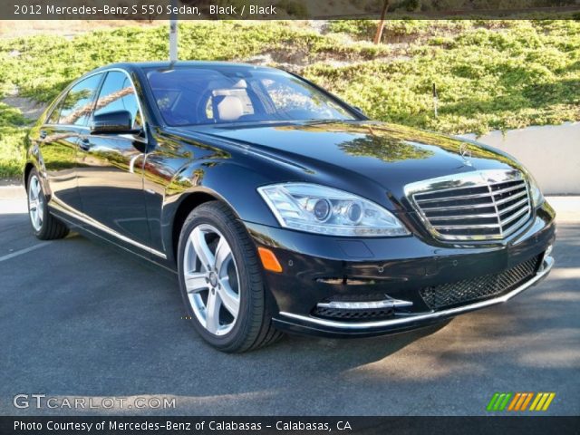 2012 Mercedes-Benz S 550 Sedan in Black