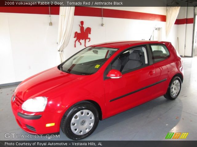2008 Volkswagen Rabbit 2 Door in Tornado Red