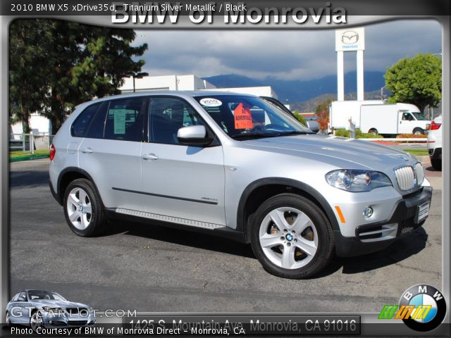 2010 BMW X5 xDrive35d in Titanium Silver Metallic