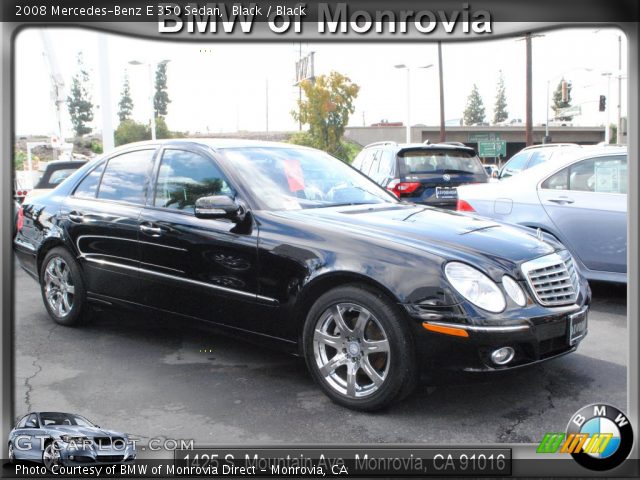 2008 Mercedes-Benz E 350 Sedan in Black