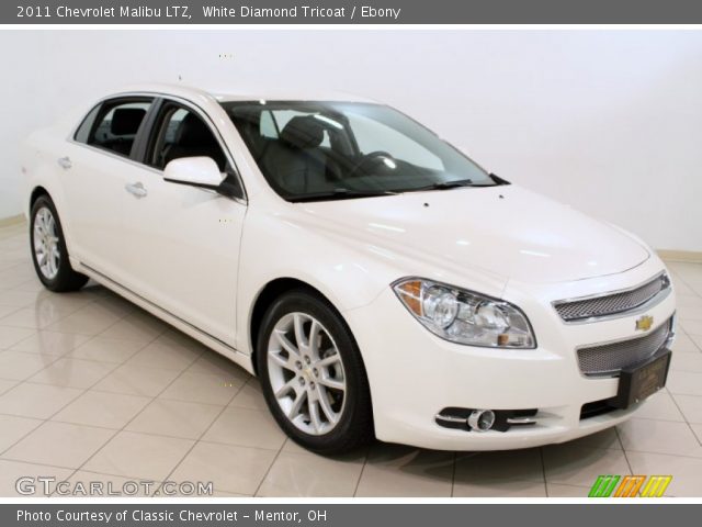 2011 Chevrolet Malibu LTZ in White Diamond Tricoat