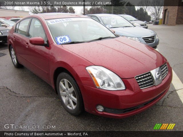2006 Nissan Maxima 3.5 SL in Red Opulence Metallic
