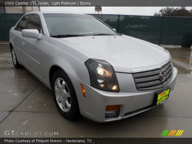 2003 Cadillac CTS Sedan in Light Platinum