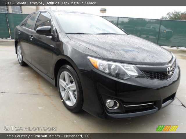 2012 Toyota Camry SE in Attitude Black Metallic