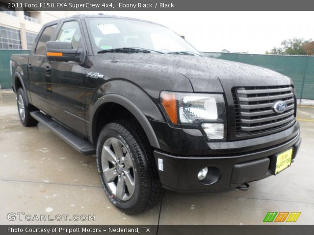 2011 Ford F150 FX4 SuperCrew 4x4 in Ebony Black