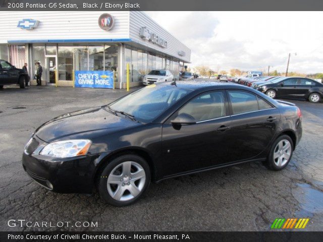 2008 Pontiac G6 Sedan in Black