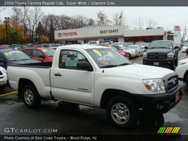 2009 Toyota Tacoma Regular Cab in Super White