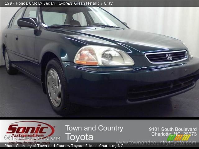 1997 Honda Civic LX Sedan in Cypress Green Metallic