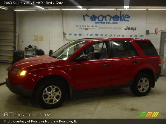 2003 Saturn VUE V6 AWD in Red